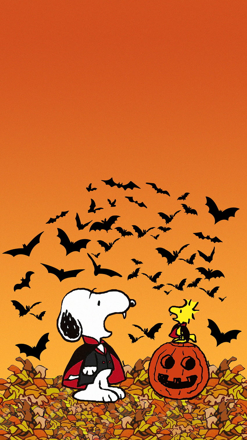 cep telefonu ve kilit ekranı !, Peanuts Halloween iPhone HD telefon duvar kağıdı