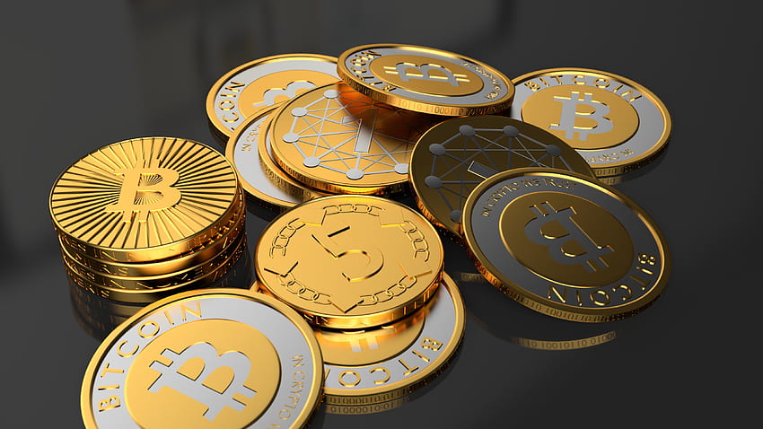 Bitcoin, moneda, dinero y móvil, Bitcoin Cash fondo de pantalla