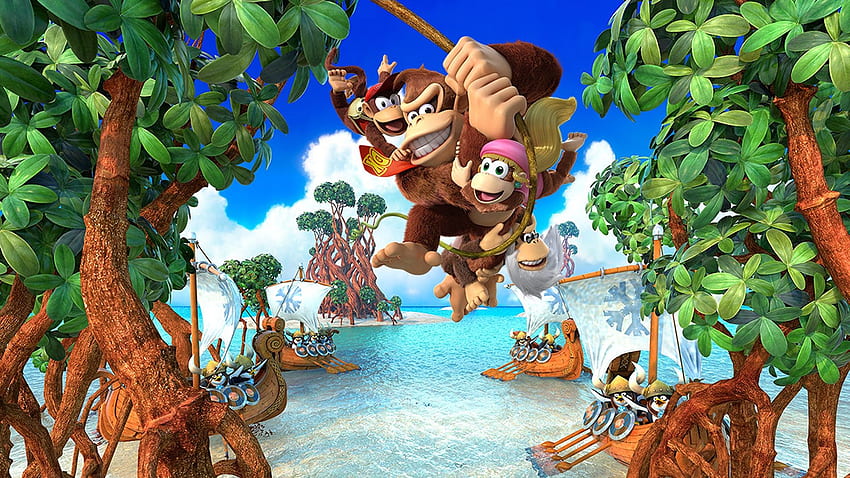 Donkey Kong Country: Tropical ze (Switch) İncelemesi, Donkey Kong 64 HD duvar kağıdı