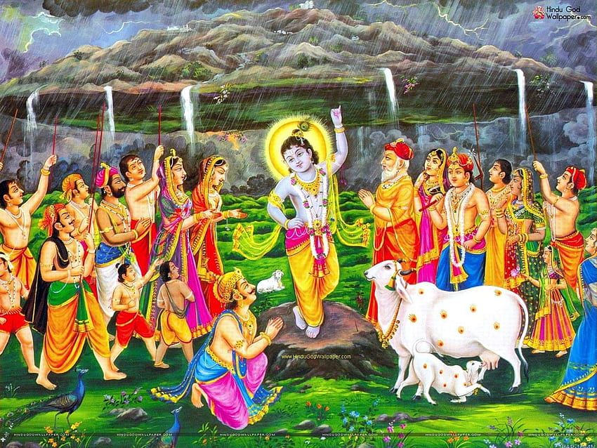 Zeiten des Mathura-Vrindavan-Tempels. Mathura Vrindavan sind die heiligen Orte. HD-Hintergrundbild