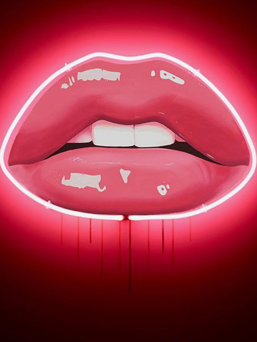 LipArtDrawing. Neon lips, Pop art lips, Lip, Lips Aesthetic HD phone wallpaper