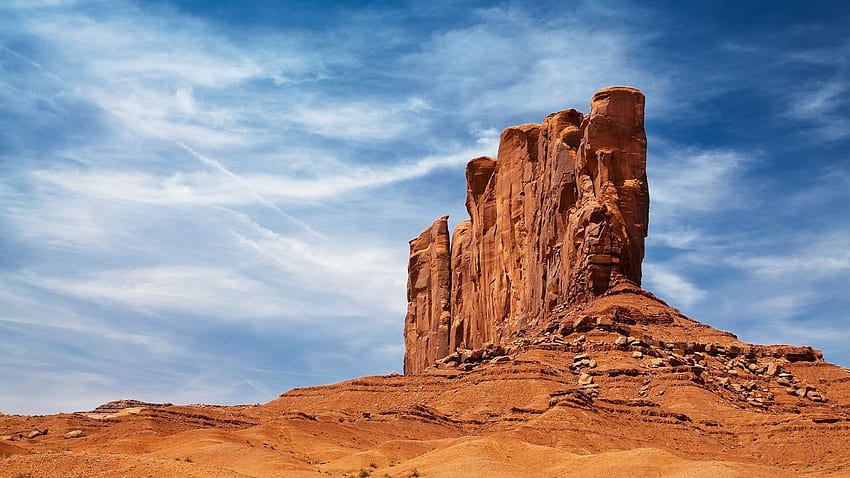 nature, Landscape, Desert, Rock, Sandstone, Sand, Rock Formation, Arizona / and Mobile Background HD wallpaper