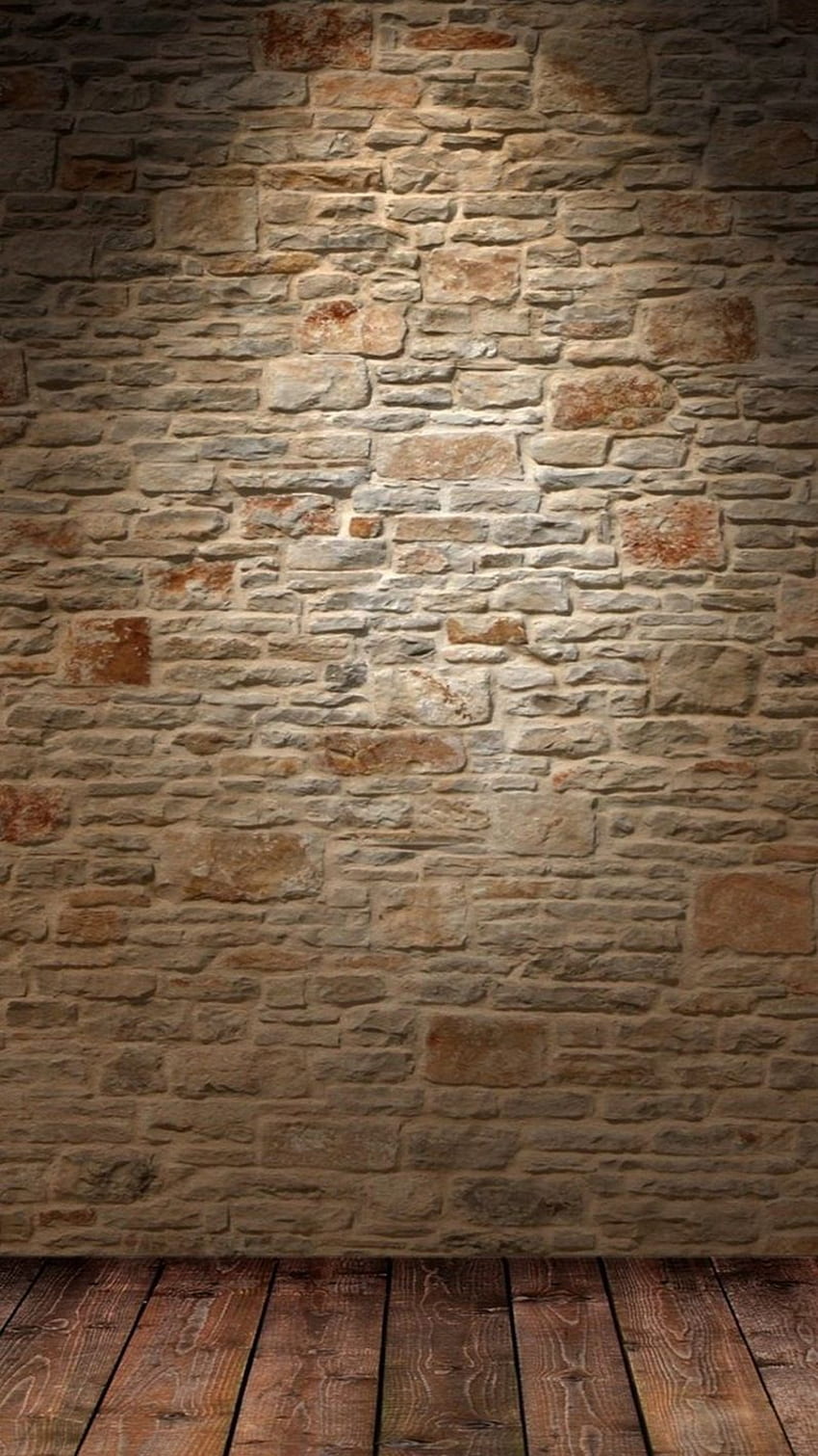 Brick Wall And Wood Floor Mobile 4498 Clipgoo, Western Wood wallpaper ponsel HD