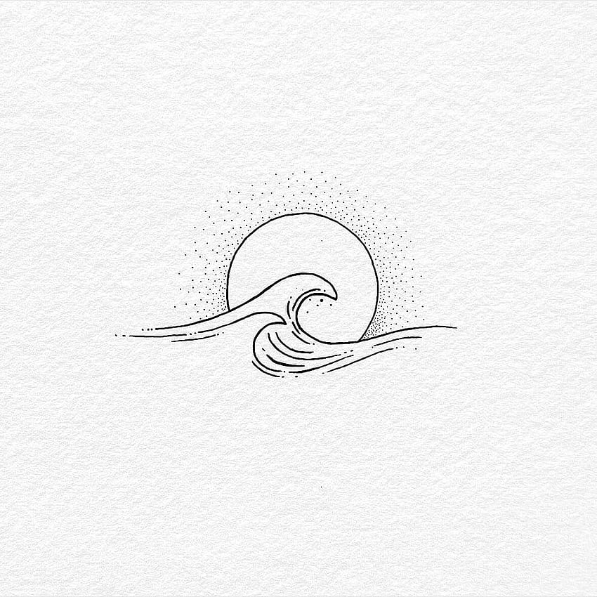 Sea waves sketch style illustration. Sea waves sketch pattern. Ocean surf  wave 10556655 Vector Art at Vecteezy