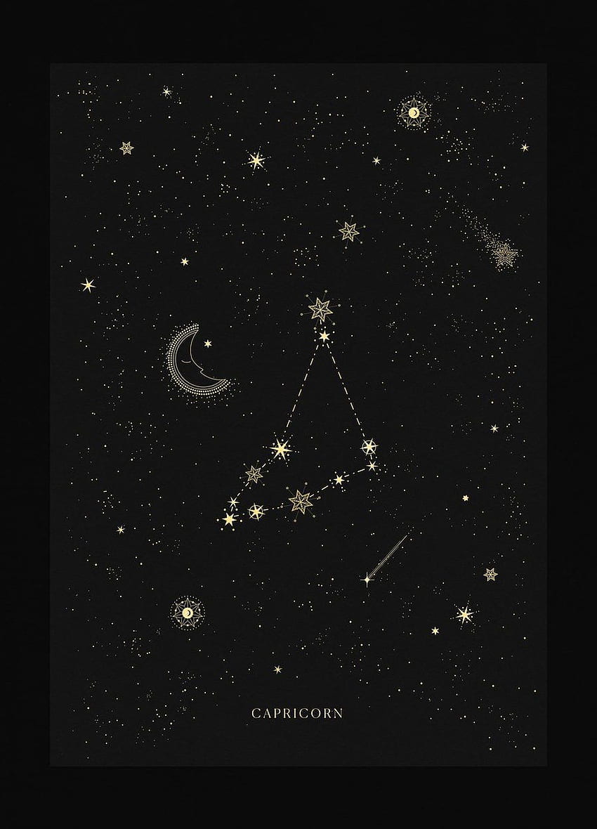 Capricorn Constellation. Capricorn constellation, Capricorn HD phone wallpaper