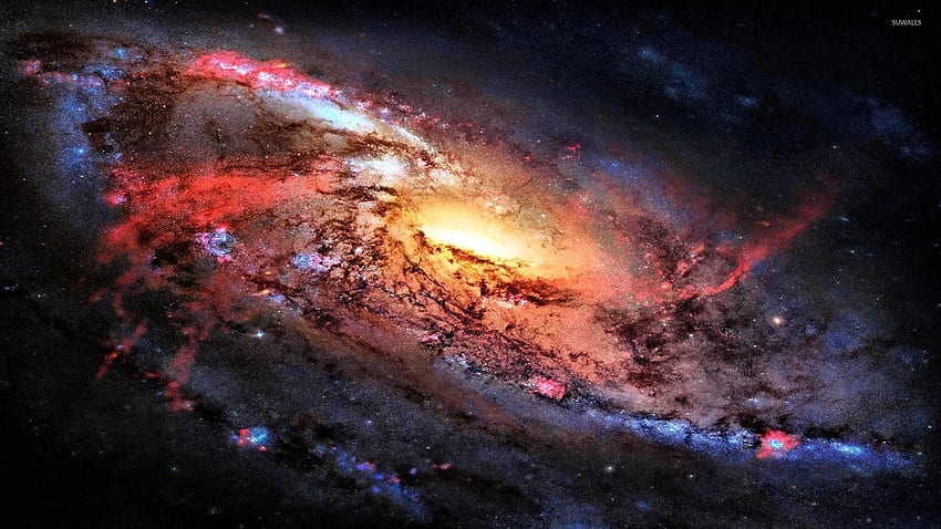 Firey galaxy jpg HD wallpaper