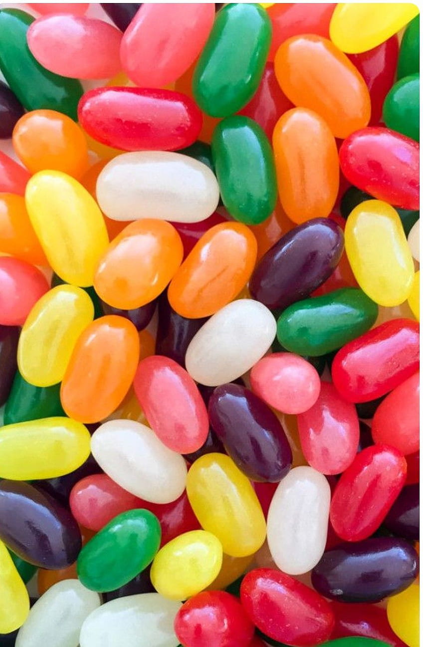 Желирани бонбони. Желирани зърна, бонбони, цветни бонбони HD тапет за телефон