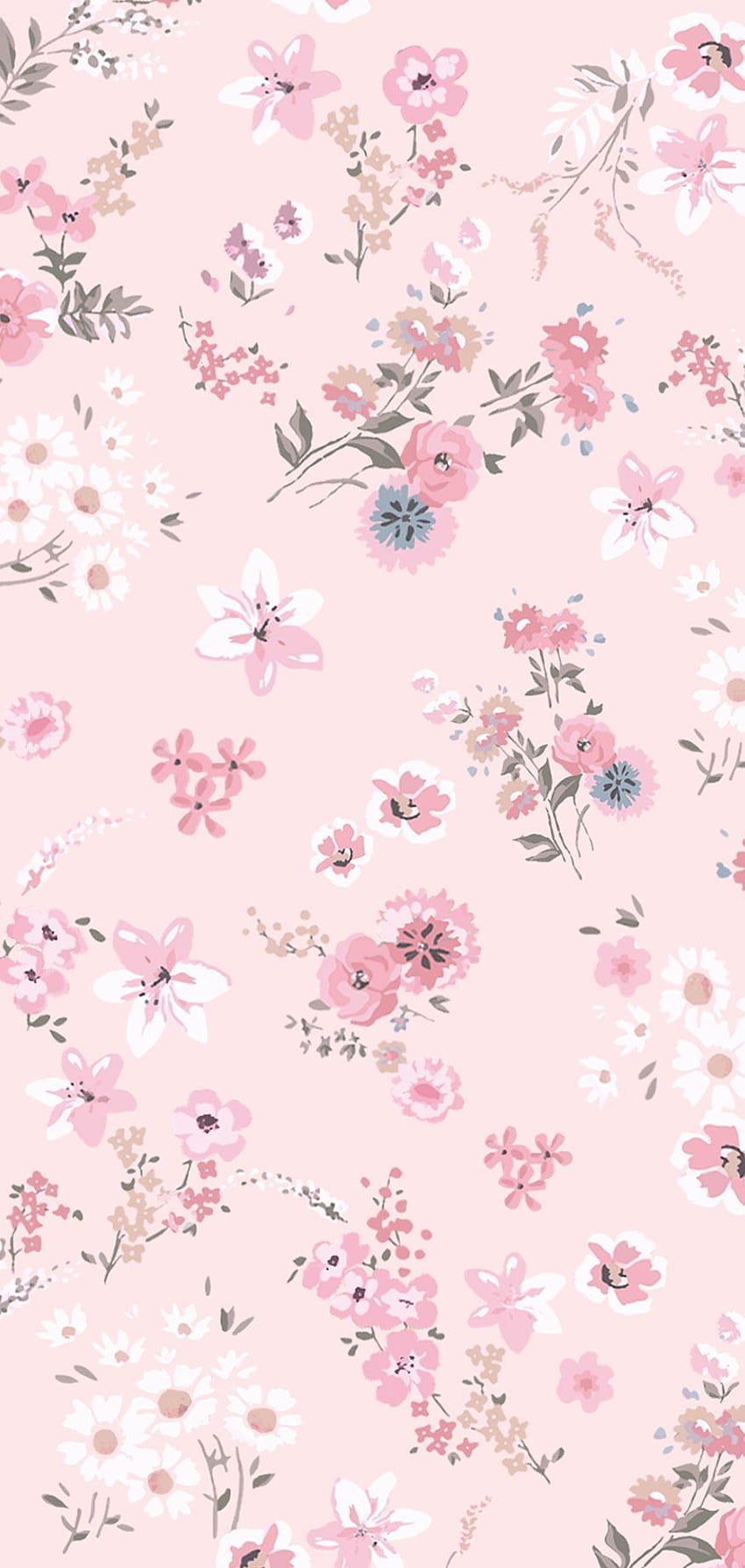 iPhone and Android Wallpapers Beautiful Pastel Flower Wallpaper for iPhone  and  Papeis de parede para iphone Papel de parede cor de rosa Papel de  parede floral