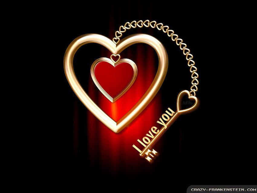 Awesome Dil 3d D Love Hearts New Of i love you heart 3d HD wallpaper   Pxfuel