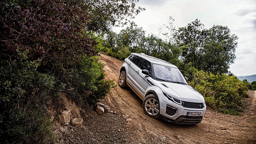 Range Rover, Land Rover, Autos, Abstieg, Silber, Silbrig, Evoque HD-Hintergrundbild