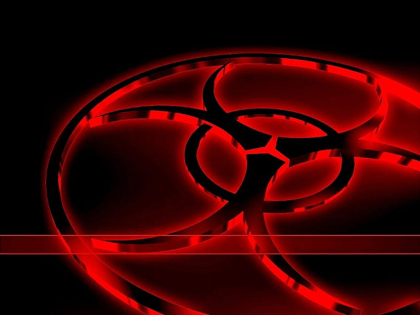 Biohazard Symbol , Biohazard, Red Biohazard HD wallpaper