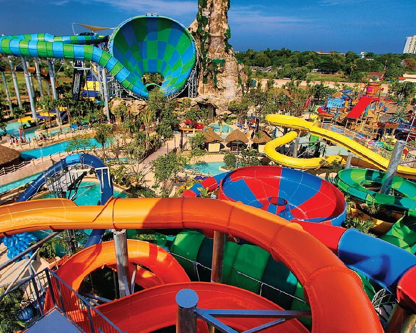 Chimelong Water Park for Android, Water Slide HD wallpaper