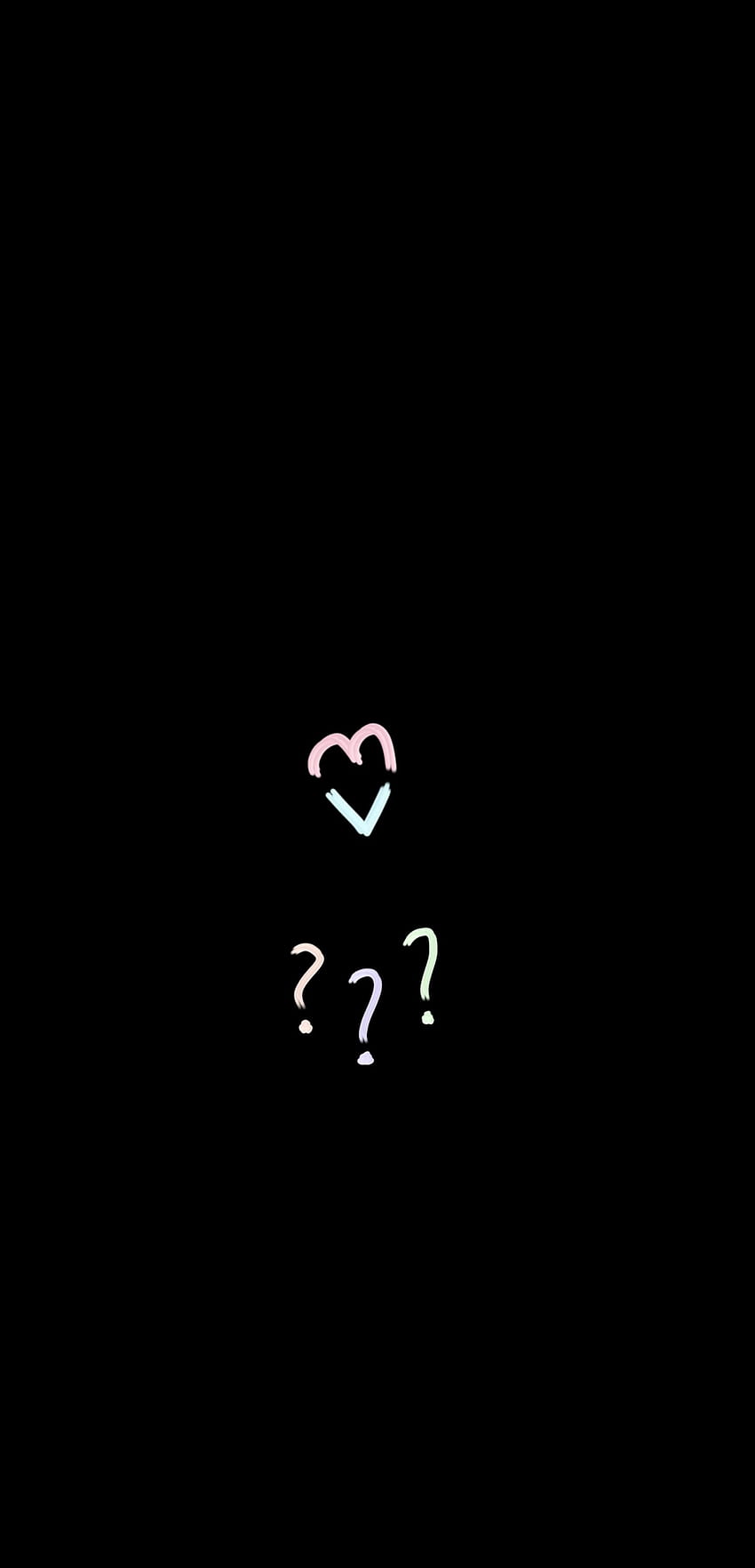 Black_ heart, aesthetic, love, symbol, midnight, fade, black HD phone wallpaper