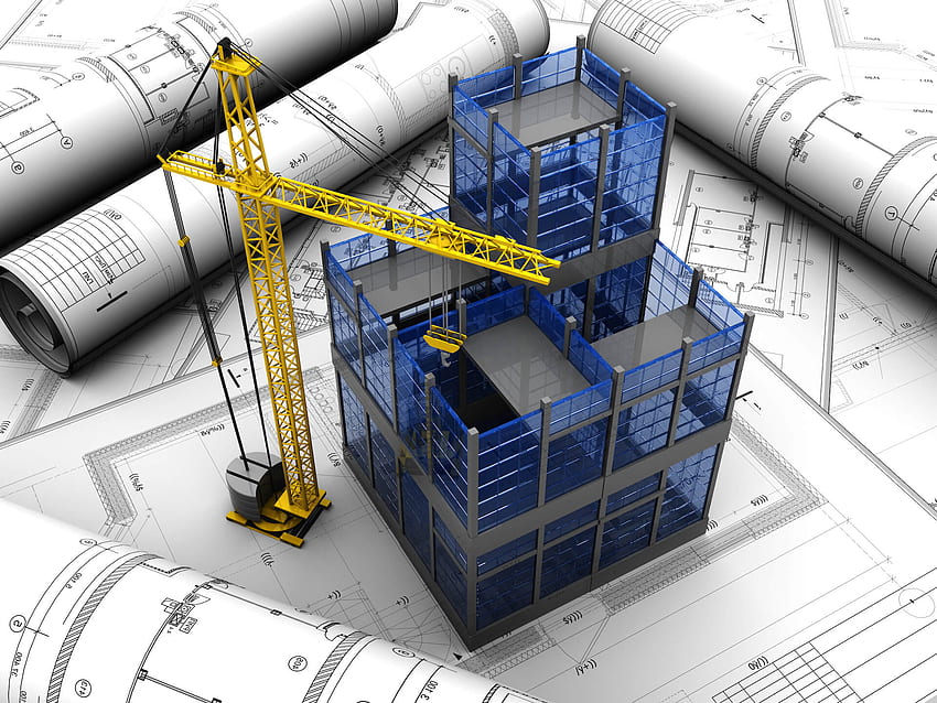 Ingeniería Civil - Arquitectura De La Construcción -, Obras De Construcción fondo de pantalla