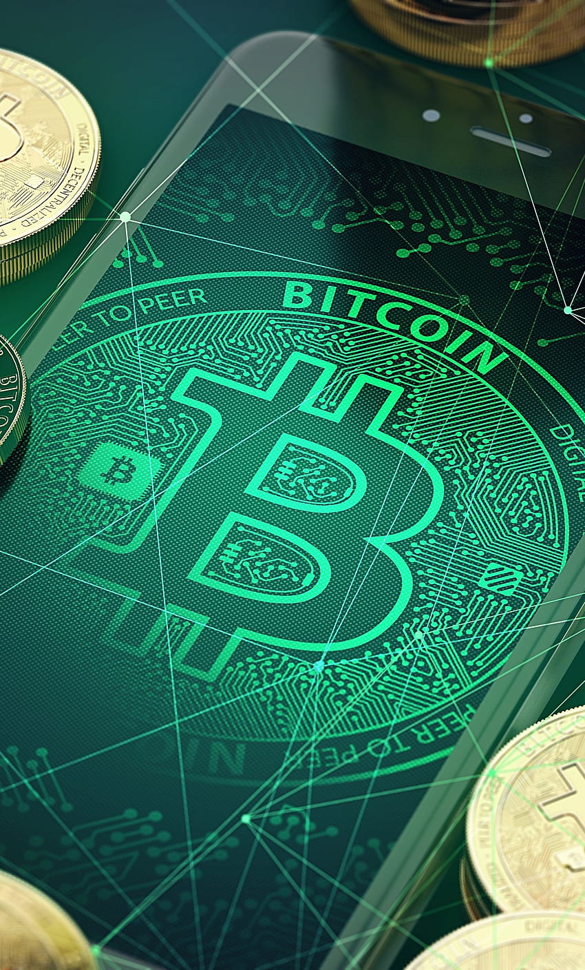 Bitcoin-Kryptowährung Digitale Währung iPhone, , Hintergrund und HD-Handy-Hintergrundbild
