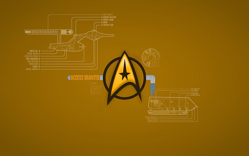 Starfleet, Star Trek Bridge HD wallpaper