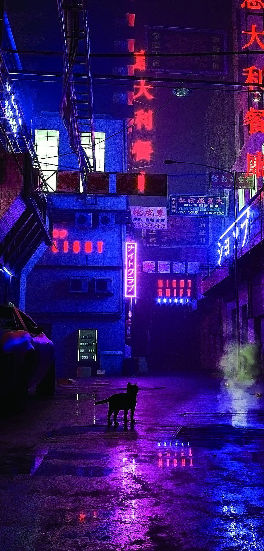 Neon City, Neon City Vaporwave HD phone wallpaper | Pxfuel
