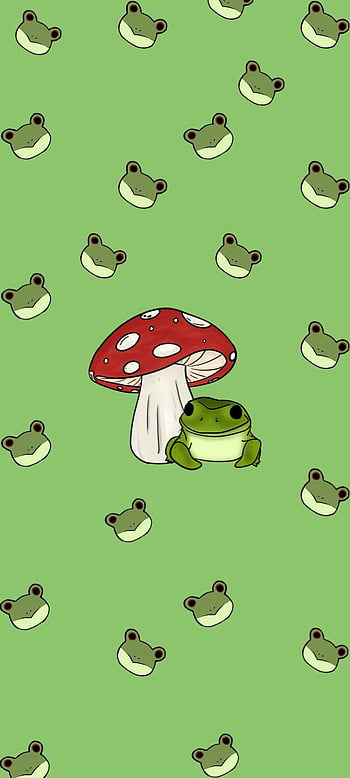 обои с лягушками. Frog , Cute tumblr , Cute patterns , Cute ...