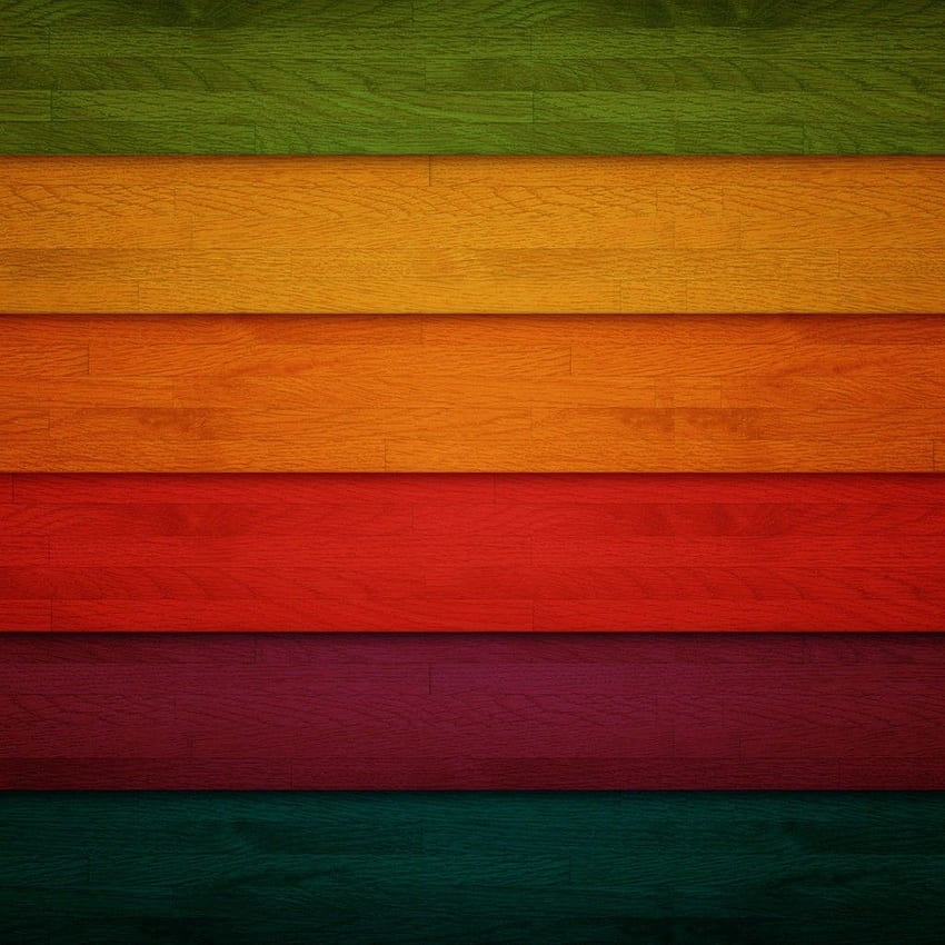 Colorful Wooden Strips iPad . Wood , Retro , vintage HD phone wallpaper