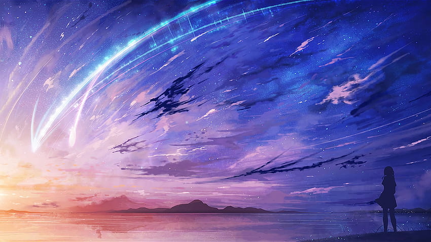 Your Name. Anime Scenery Comet Night. HD wallpaper | Pxfuel