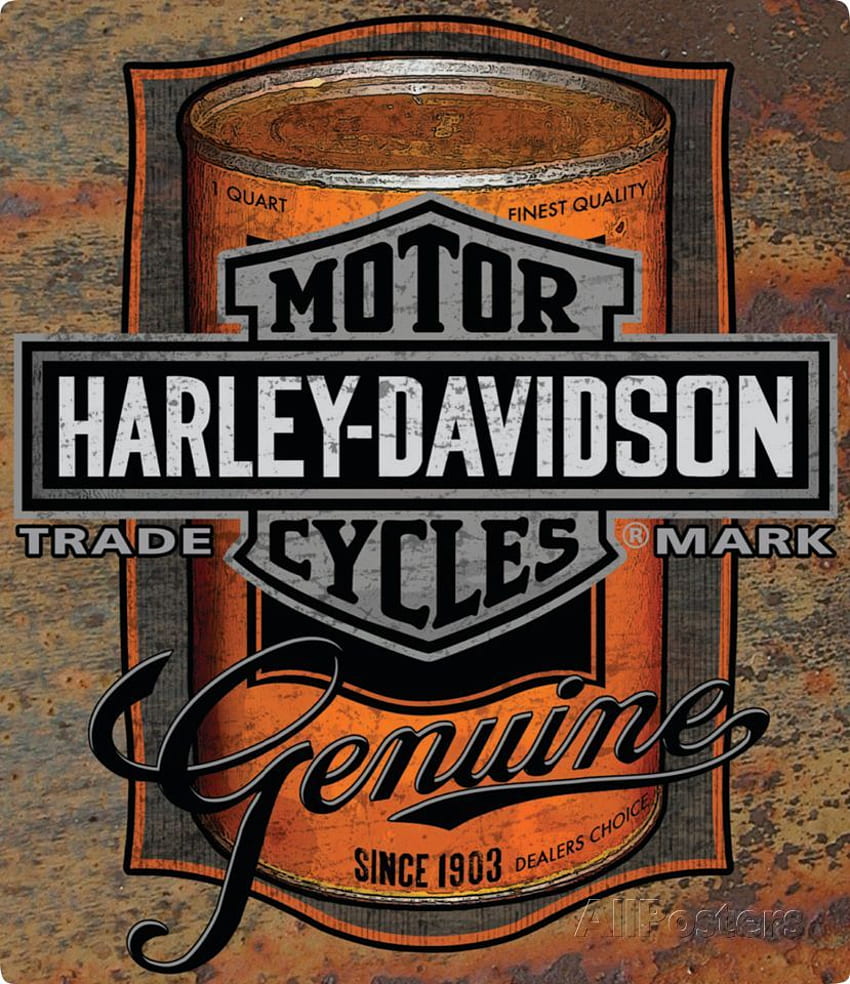 Il più grande negozio di poster e stampe al mondo!. Olio Harley Davidson, Harley Davidson, segni Harley Davidson, Harley Davidson Vintage Sfondo del telefono HD