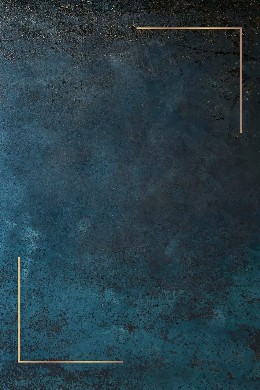 2020 のグランジ青背景ベクトルのゴールド フレームのプレミアム ベクトル. 青の背景, ゴールドの背景, 黒の背景 HD電話の壁紙