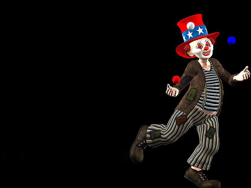 circus joker, Halloween Circus HD wallpaper