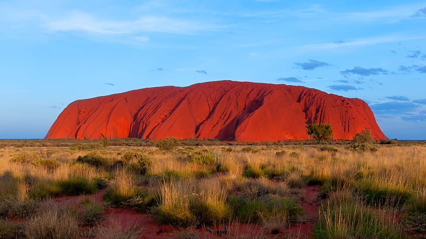 Uluru también conocido como Ayers Rock Great Red Sandstone Kata Tjuta fondo de pantalla