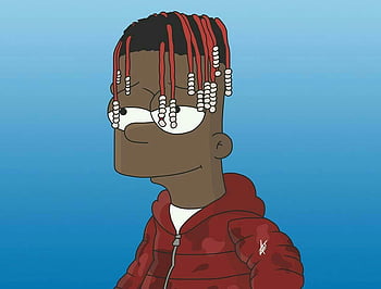 Lil yachty clearance bart simpson chain