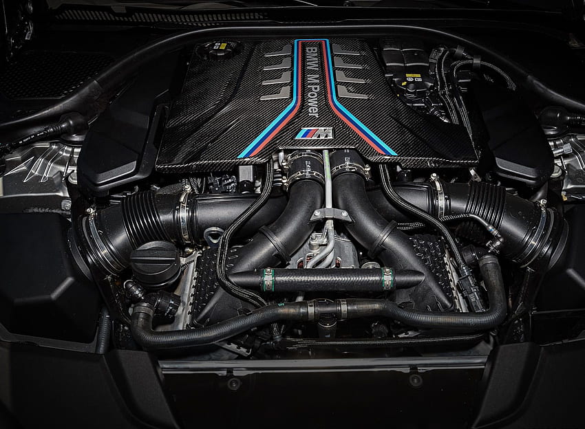 BMW M5 Competition Engine (86) HD wallpaper