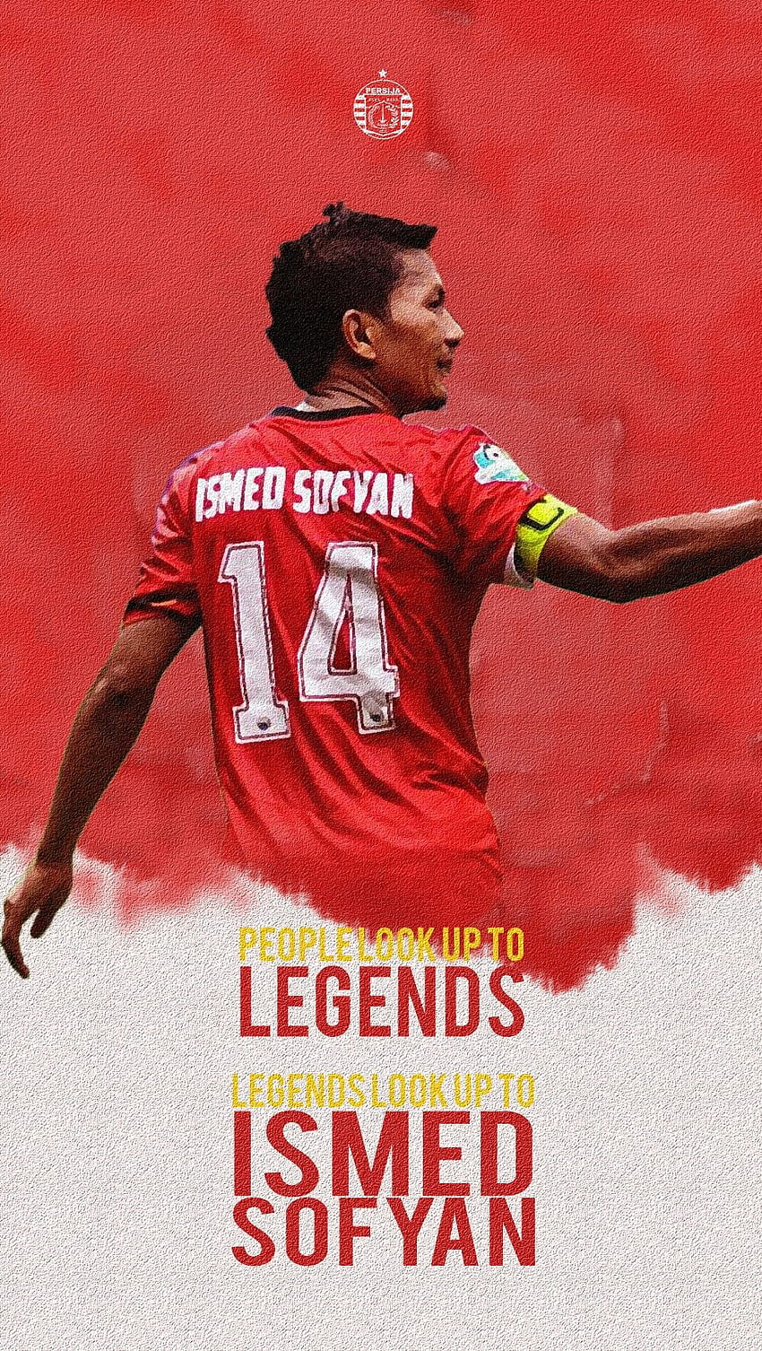 La leggenda di Persija Jakarta Ismed Sofyan. Bambang pamungka, Olahraga, Sepak bola Sfondo del telefono HD