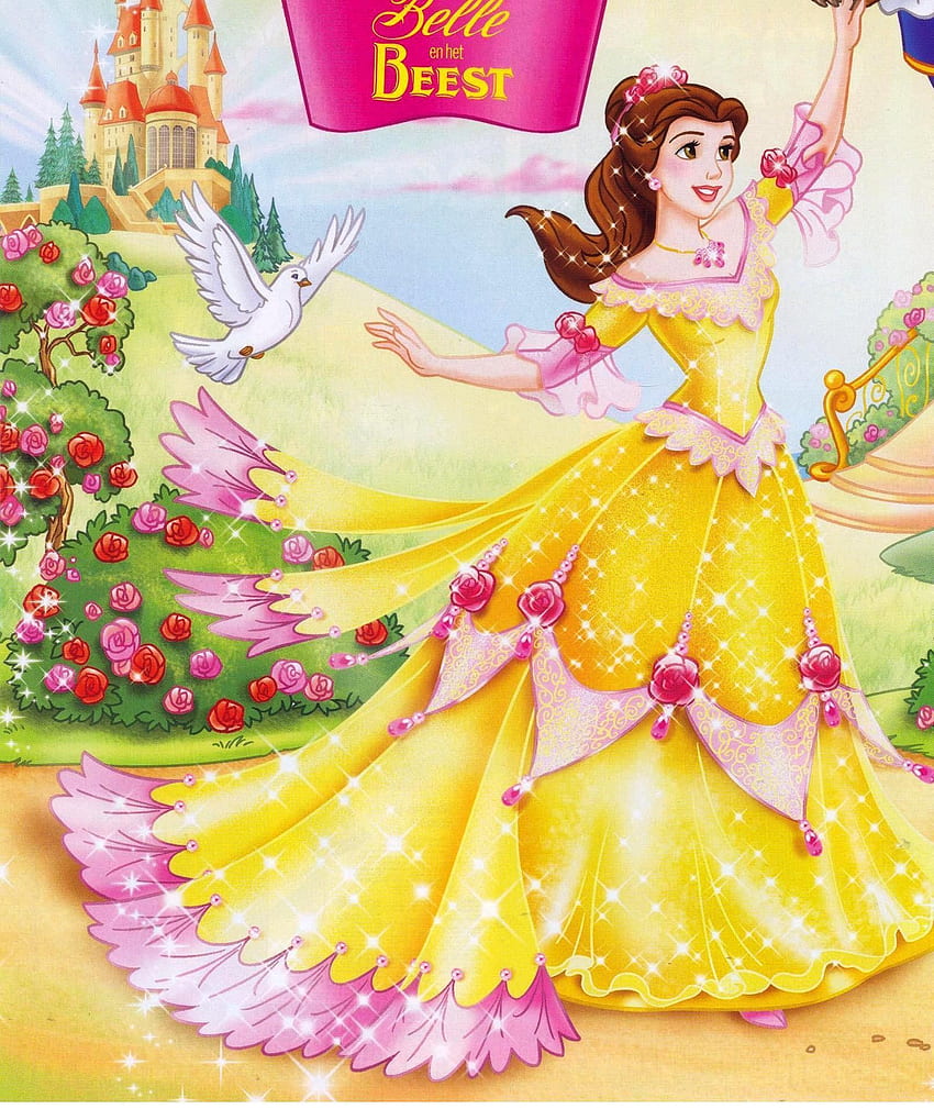 Disney Princess Images Belle Wallpaper And Background  Belle Beauty And  The Beast PNG Image  Transparent PNG Free Download on SeekPNG