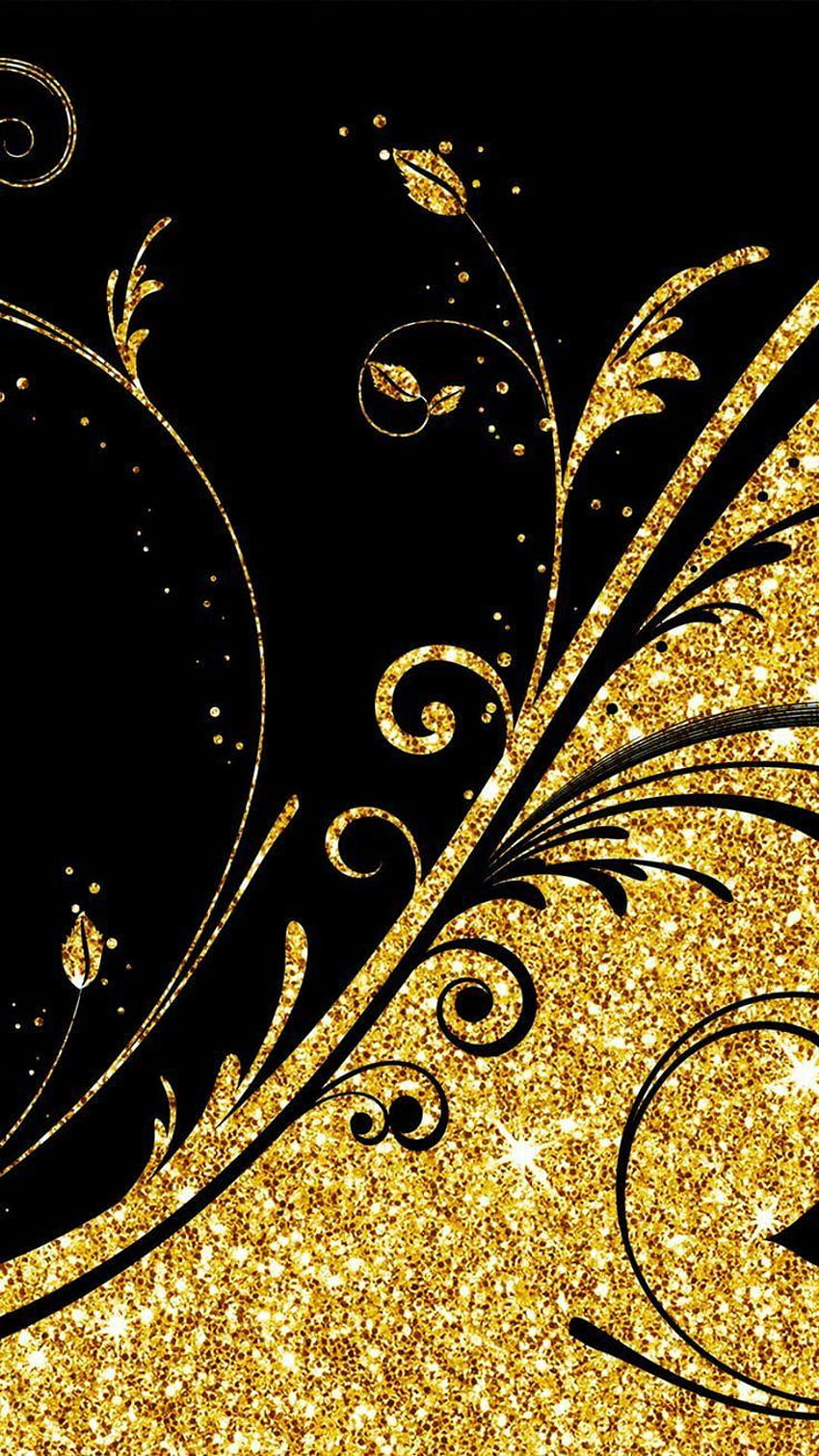 Black And Golden For Mobile Gallery, Gold Nature HD phone wallpaper | Pxfuel