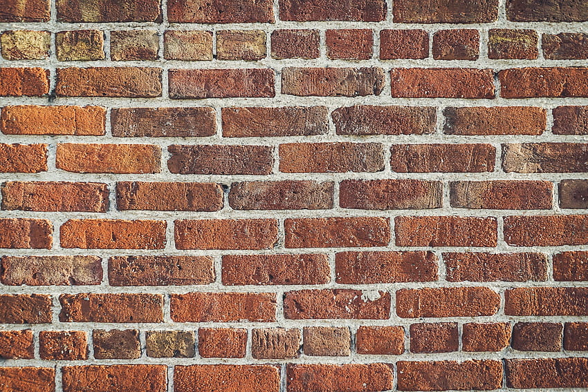 Textura, parede de tijolos, marrom papel de parede HD