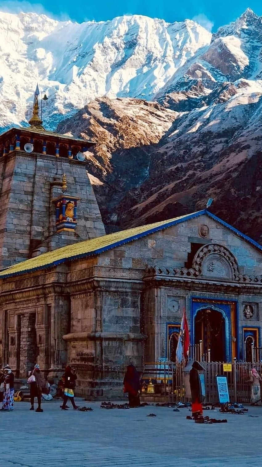 Kedarnath, Bholenath, Templo fondo de pantalla del teléfono