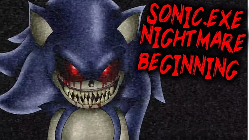 SONIC.EXE PESADELO COMEÇANDO NOVO JOGO DE TERROR SONIC THE HEDGEHOG papel de parede HD