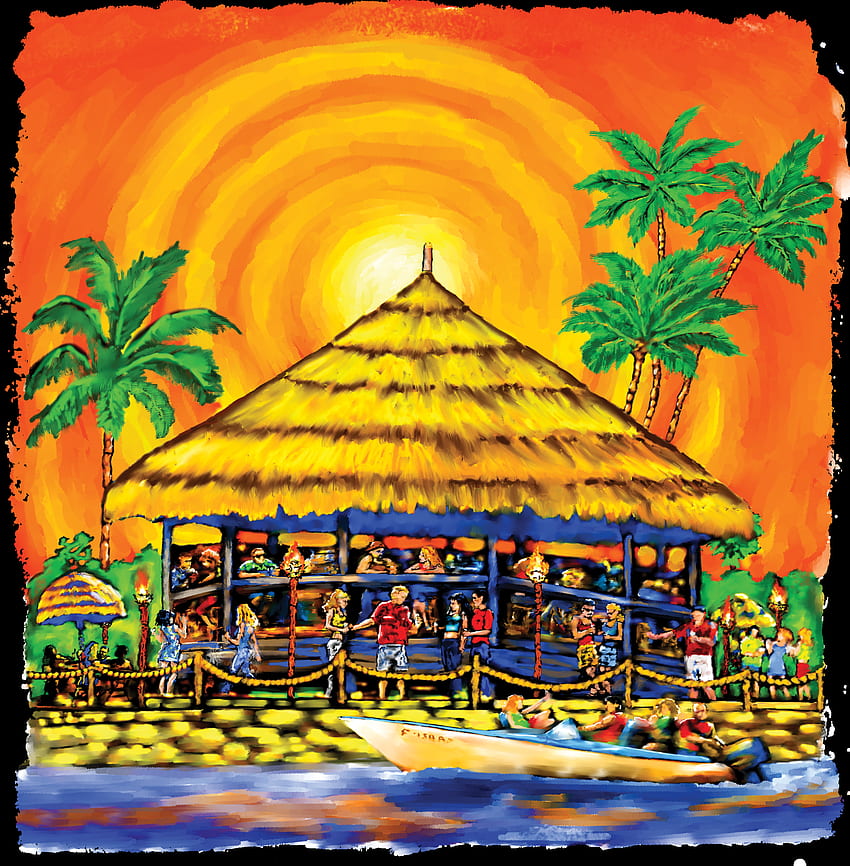 Най-добър Tiki Clip Art, Tiki Beach HD тапет за телефон