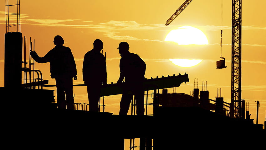 Civil Engineering in – 06 of 10 – Construction Workers Silhouette - . . High Resolution HD wallpaper