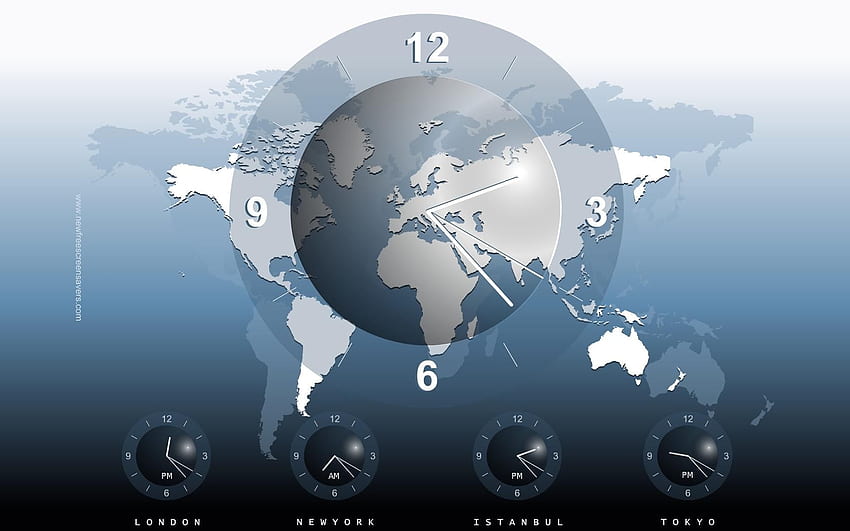 Time Zone Clock on, World Time Zone HD wallpaper