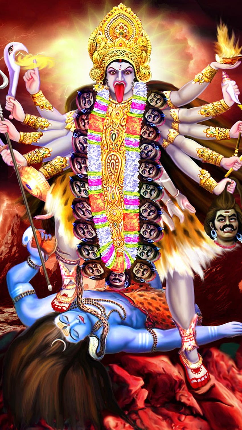 Kali, Mahakali, Jay Mahakali Sfondo del telefono HD