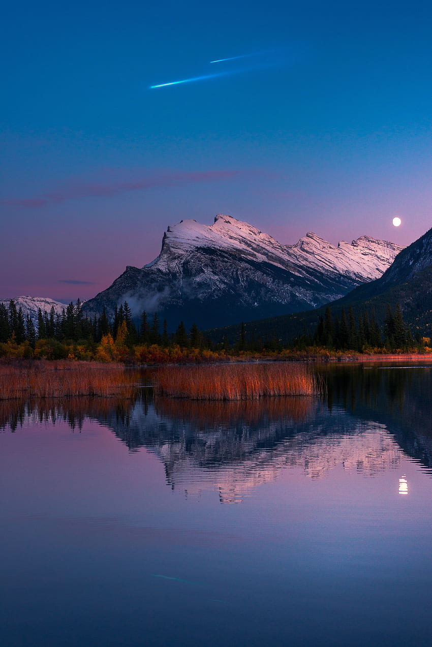Nature, Mountains, Lake, Reflection HD phone wallpaper
