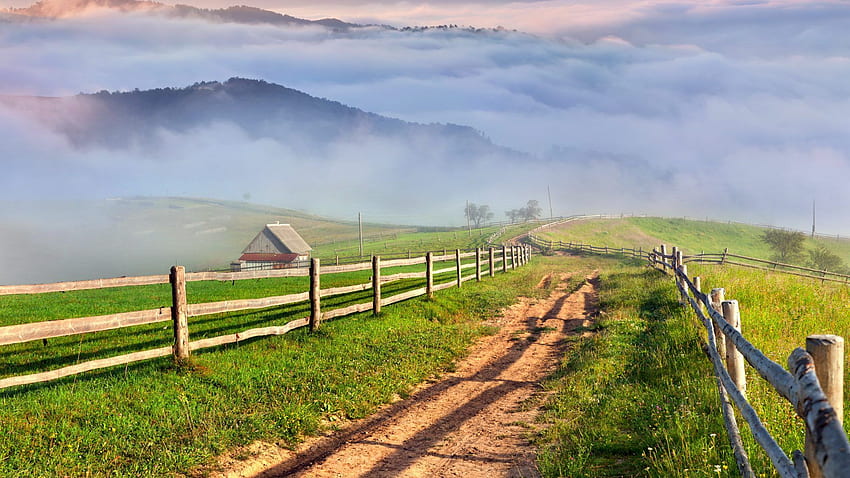 Tagged With Field Page 107: Field Grass Countryside Fog, Japanese Countryside HD wallpaper