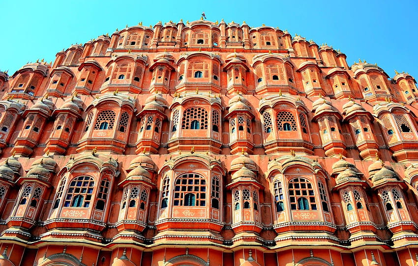 the city, India, India, Jaipur, city Palace, Hawa HD wallpaper