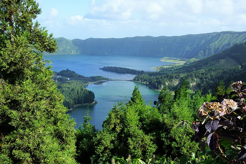 Naturaleza, Cielo, Lago, Portugal, Azores fondo de pantalla