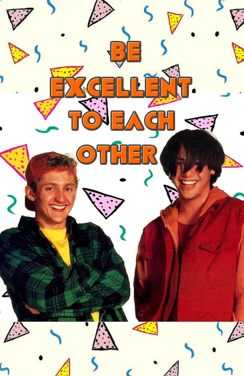 Random Bill & Ted I made, feel to use Merch with these designs on:. Ted movie, Face the music, Alex winter HD phone wallpaper
