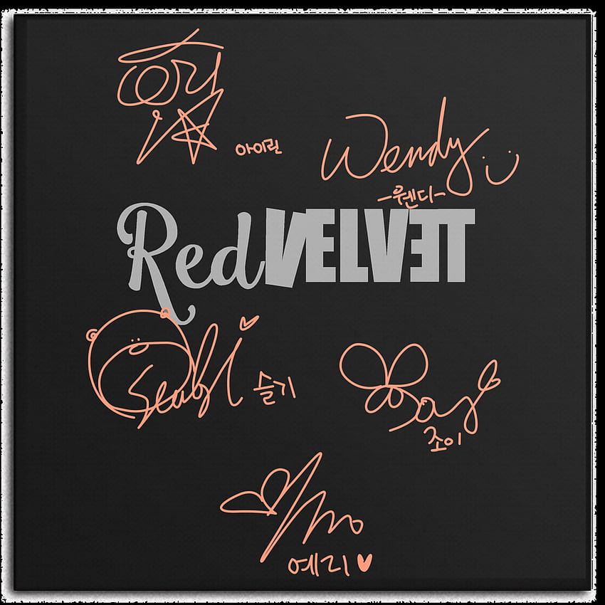 RED VELVET AUTOGRAPH. Tanda, Tanda tangan, Beludru merah, Red Velvet Logo HD phone wallpaper