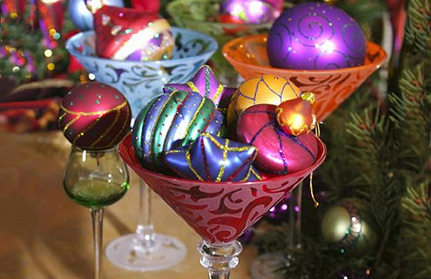 glänzende dekoration, dekoration, bunt, glänzend, weihnachten HD-Hintergrundbild