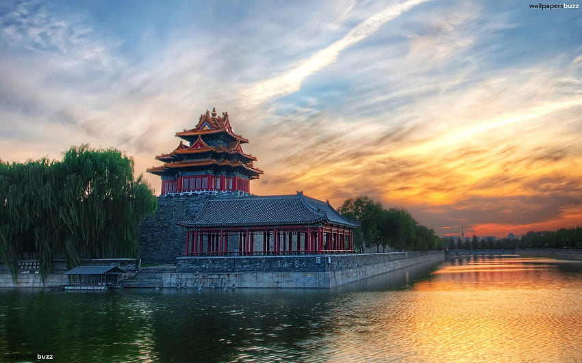 China maravillosa, arquitectura china fondo de pantalla