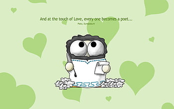 Funny Love - Cute Cartoon, Cute Inspirational Quotes HD wallpaper | Pxfuel