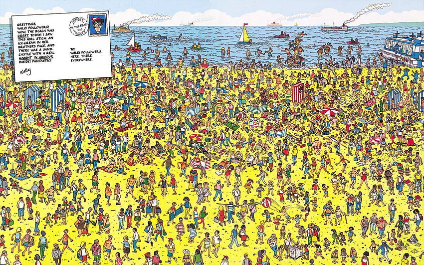 Extrem schwer Wo ist Waldo, wo ist Waldo HD-Hintergrundbild